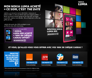 Nokia lumia - intégration html
